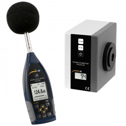 PCE-430-SC 09 Professzionális hangszintmérő 1. osztály, kalibrátorral együtt 22 - 136 db(A) 3 Hz - 20 kHz